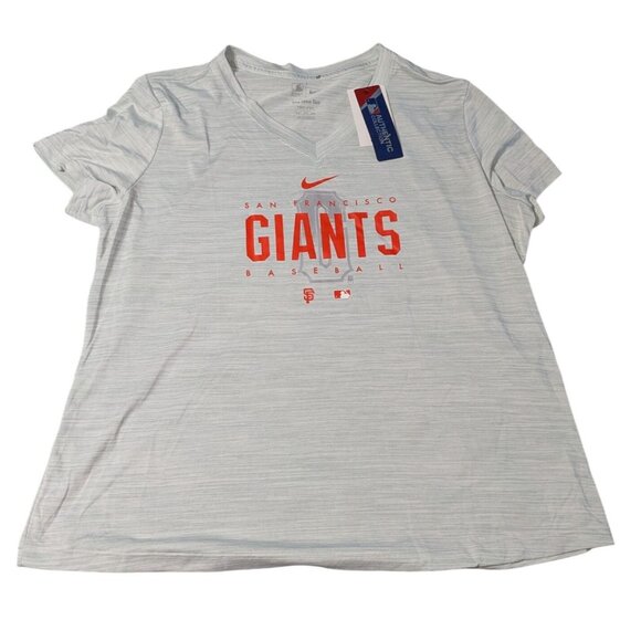 Nike Tops - Nike Womens San Francisco Giants Dri-Fit Tee XXL Authentic Collection